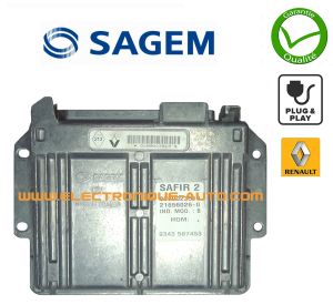 PLUG AND PLAY CALCULATEUR CLIO TWINGO 1.2 SAFIR HOM7700113510 8200023519 21656026-0
